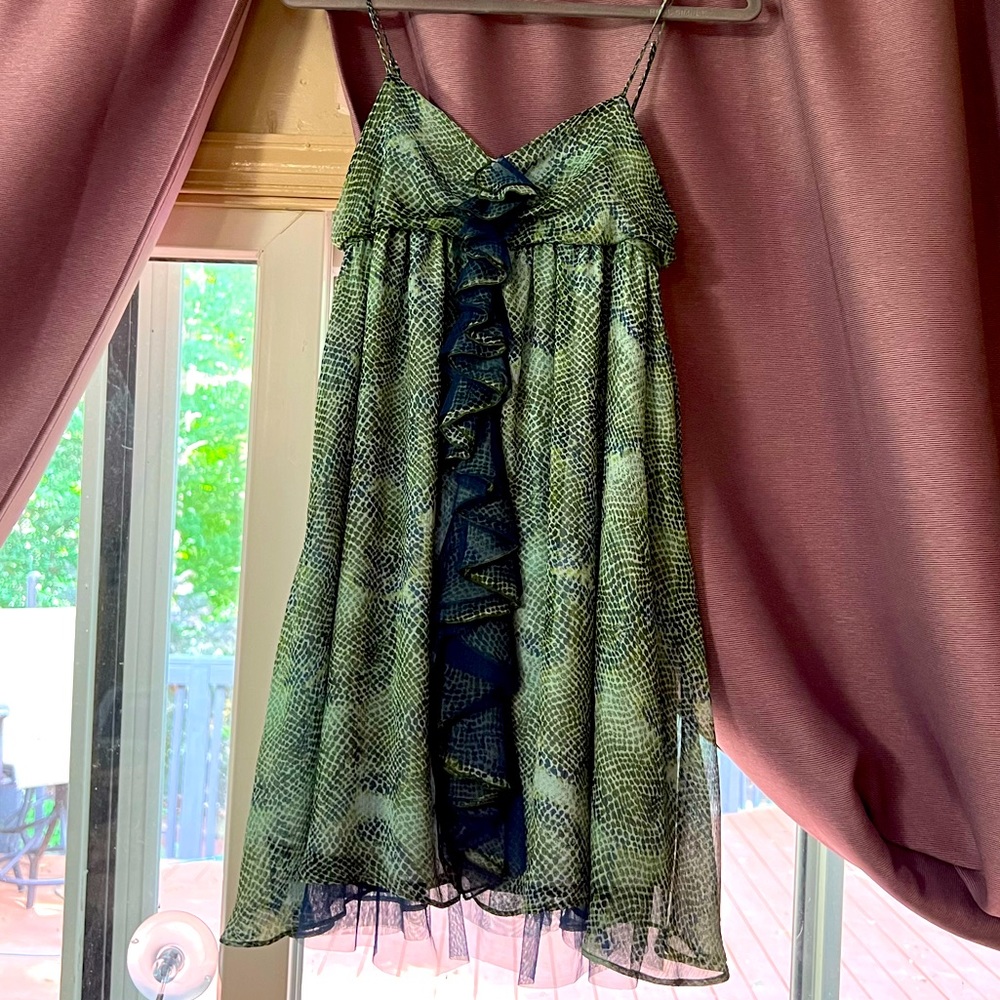 Steve Madden snakeskin print dress size M